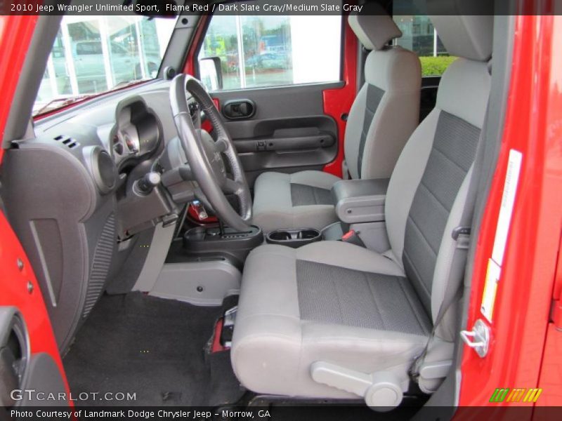  2010 Wrangler Unlimited Sport Dark Slate Gray/Medium Slate Gray Interior