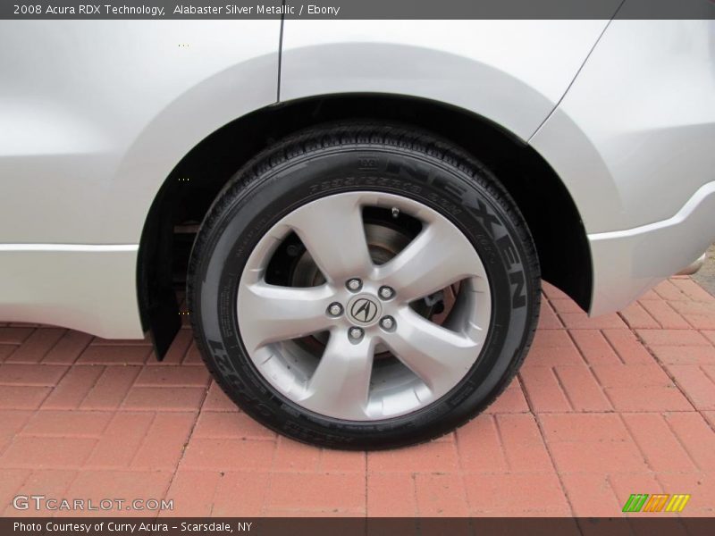 Alabaster Silver Metallic / Ebony 2008 Acura RDX Technology