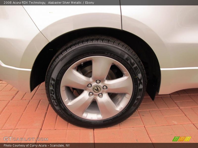 Alabaster Silver Metallic / Ebony 2008 Acura RDX Technology
