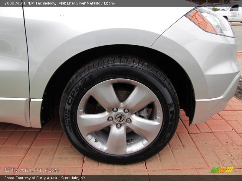 Alabaster Silver Metallic / Ebony 2008 Acura RDX Technology