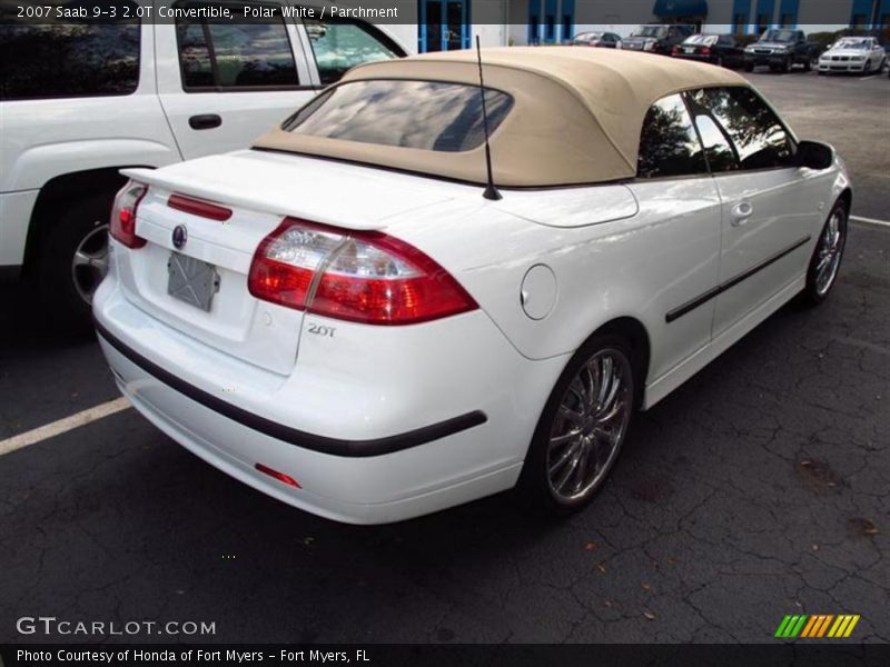 Polar White / Parchment 2007 Saab 9-3 2.0T Convertible
