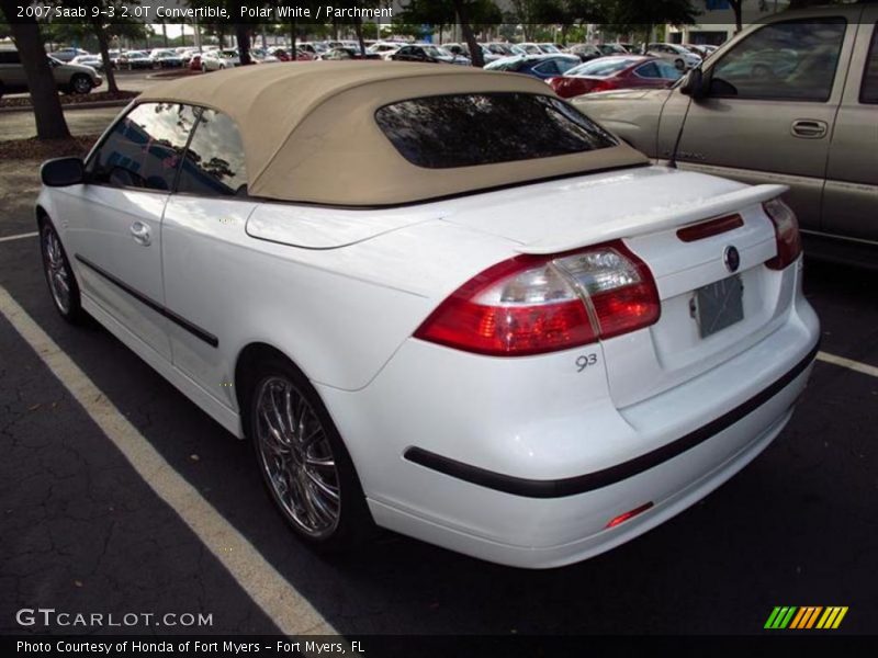 Polar White / Parchment 2007 Saab 9-3 2.0T Convertible