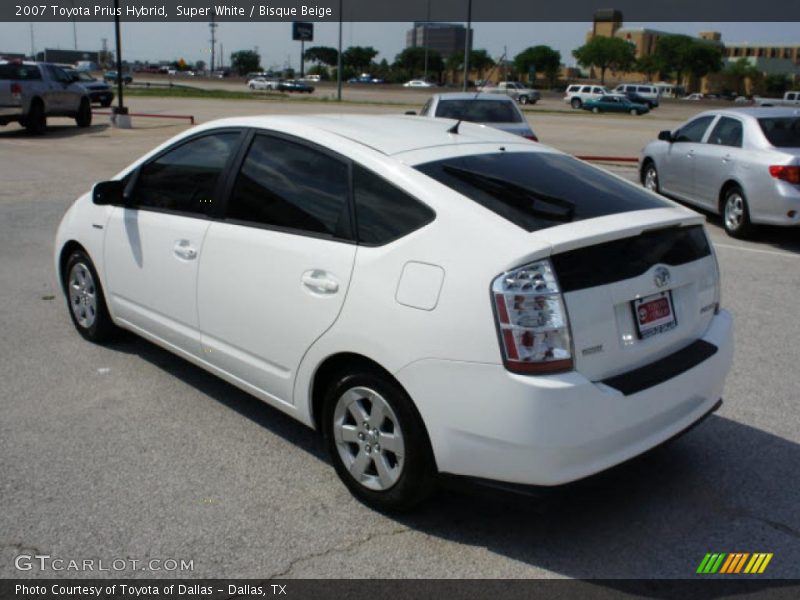 Super White / Bisque Beige 2007 Toyota Prius Hybrid