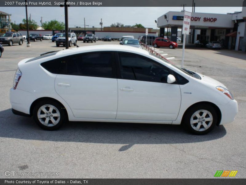 Super White / Bisque Beige 2007 Toyota Prius Hybrid