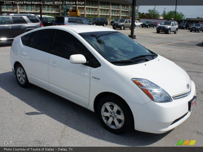 Super White / Bisque Beige 2007 Toyota Prius Hybrid