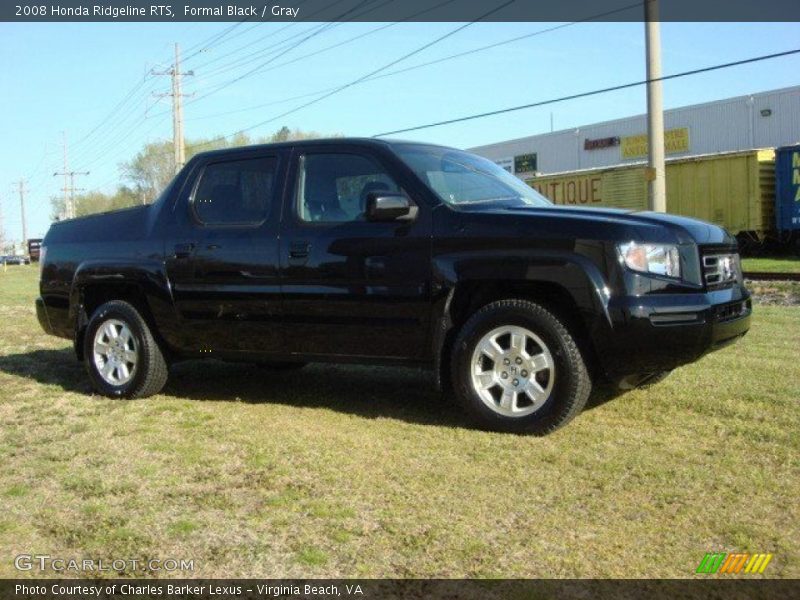 Formal Black / Gray 2008 Honda Ridgeline RTS