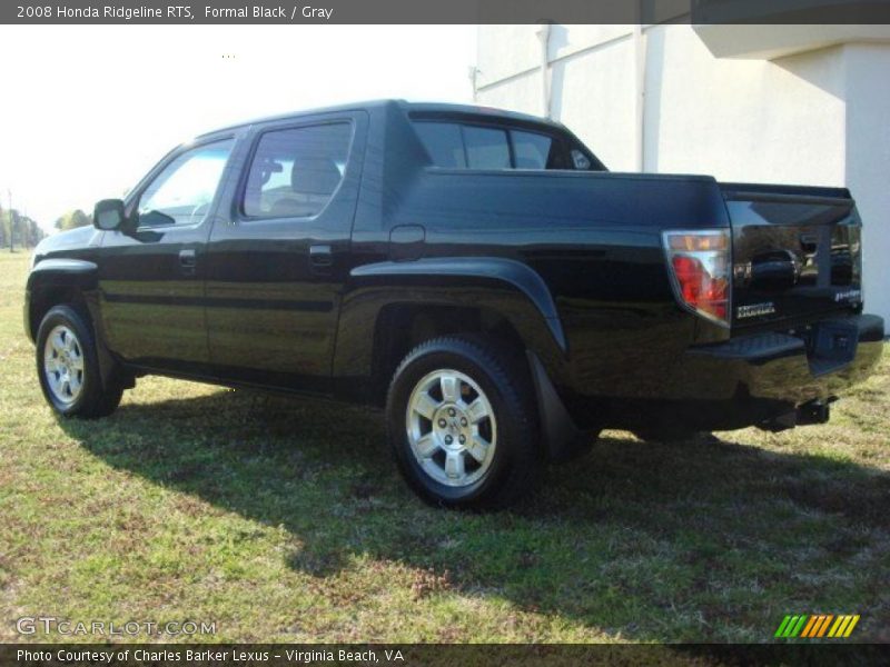 Formal Black / Gray 2008 Honda Ridgeline RTS