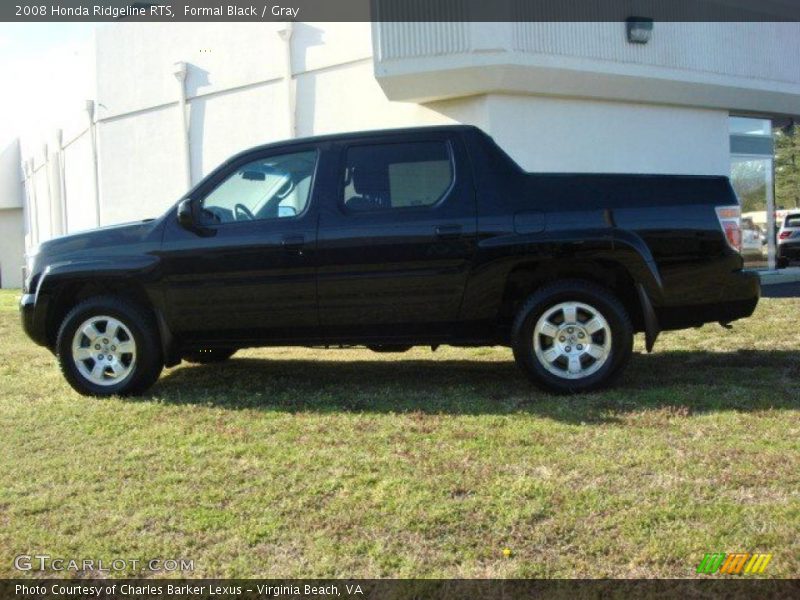 Formal Black / Gray 2008 Honda Ridgeline RTS