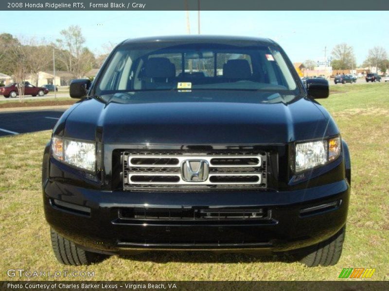 Formal Black / Gray 2008 Honda Ridgeline RTS