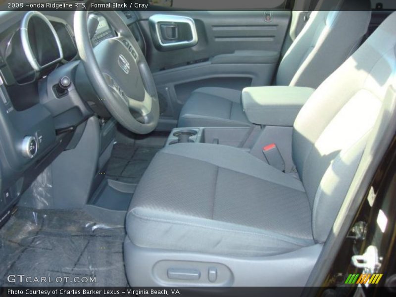 Formal Black / Gray 2008 Honda Ridgeline RTS
