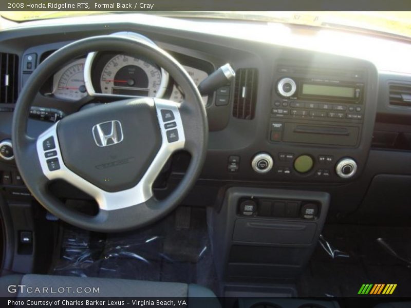 Formal Black / Gray 2008 Honda Ridgeline RTS