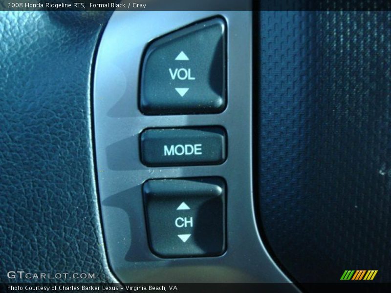 Formal Black / Gray 2008 Honda Ridgeline RTS