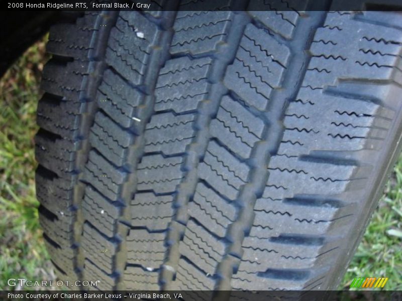 Formal Black / Gray 2008 Honda Ridgeline RTS