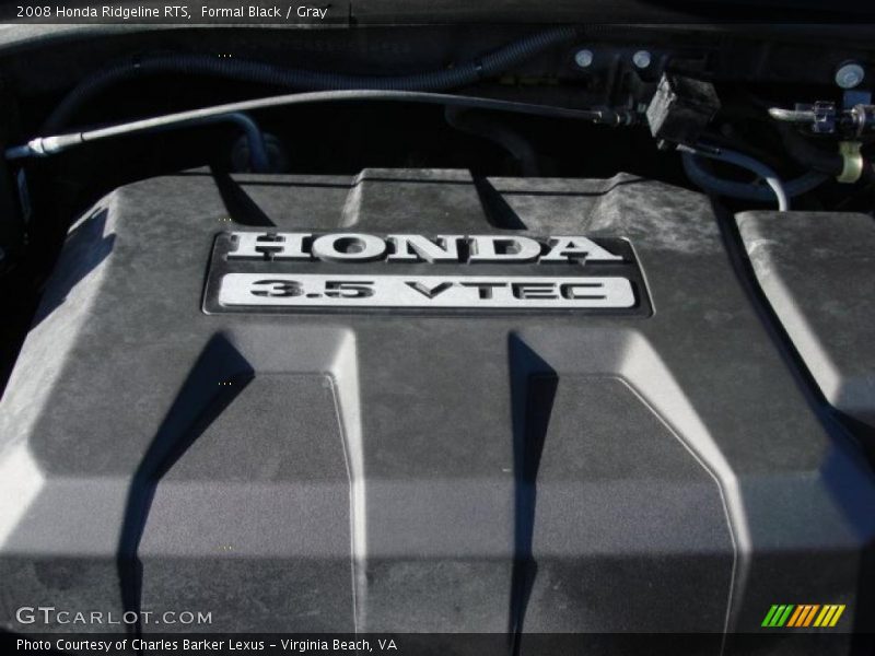Formal Black / Gray 2008 Honda Ridgeline RTS