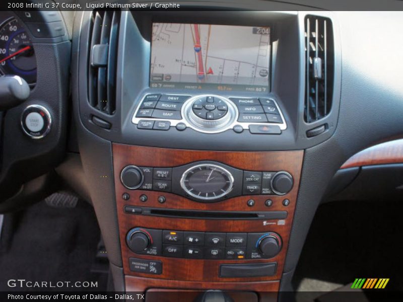 Liquid Platinum Silver / Graphite 2008 Infiniti G 37 Coupe
