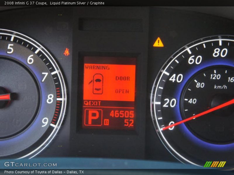 Liquid Platinum Silver / Graphite 2008 Infiniti G 37 Coupe