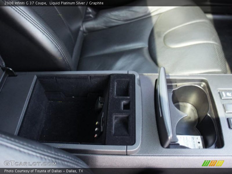 Liquid Platinum Silver / Graphite 2008 Infiniti G 37 Coupe
