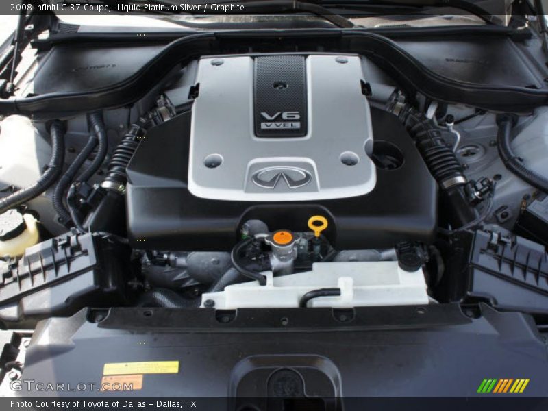 Liquid Platinum Silver / Graphite 2008 Infiniti G 37 Coupe