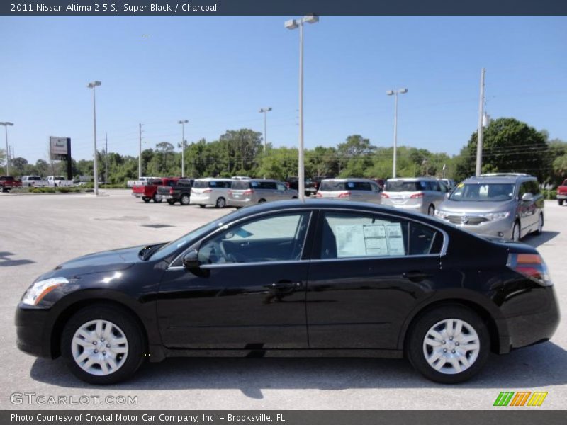 Super Black / Charcoal 2011 Nissan Altima 2.5 S