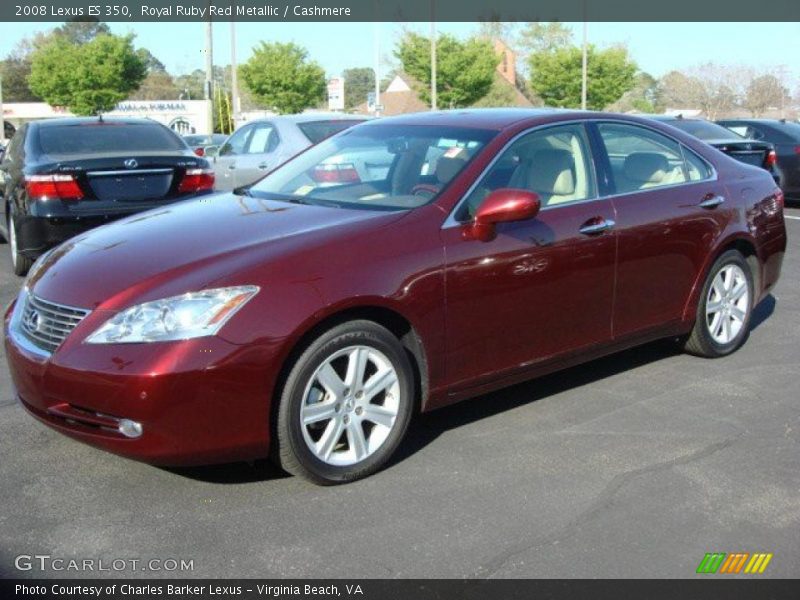 Royal Ruby Red Metallic / Cashmere 2008 Lexus ES 350