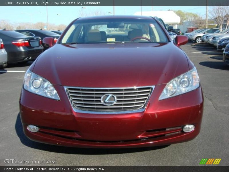 Royal Ruby Red Metallic / Cashmere 2008 Lexus ES 350