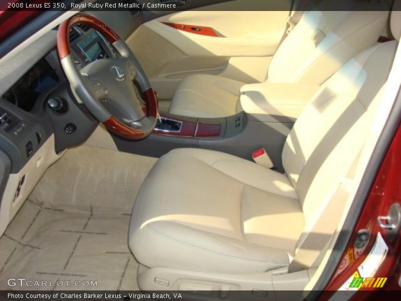 Royal Ruby Red Metallic / Cashmere 2008 Lexus ES 350