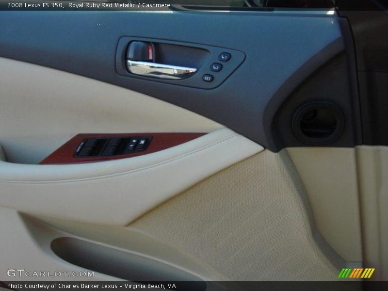 Royal Ruby Red Metallic / Cashmere 2008 Lexus ES 350