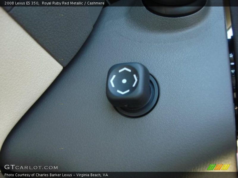 Royal Ruby Red Metallic / Cashmere 2008 Lexus ES 350