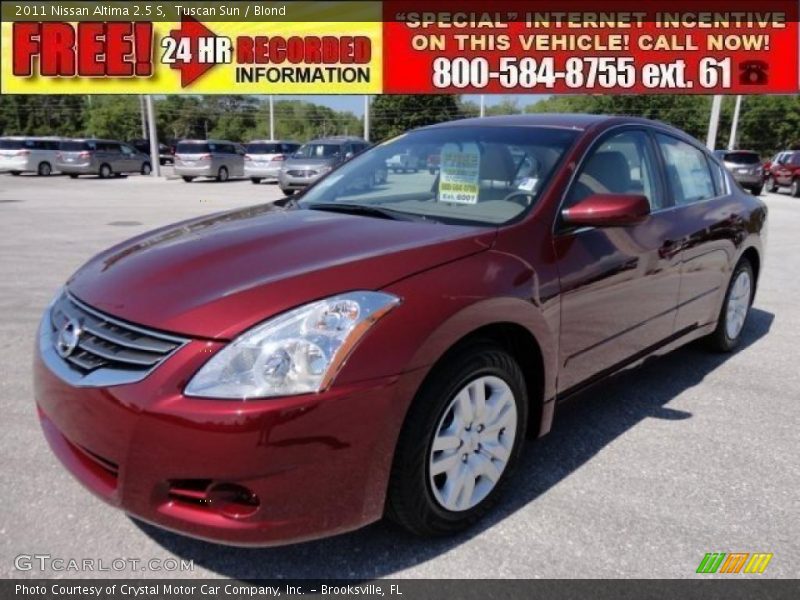 Tuscan Sun / Blond 2011 Nissan Altima 2.5 S