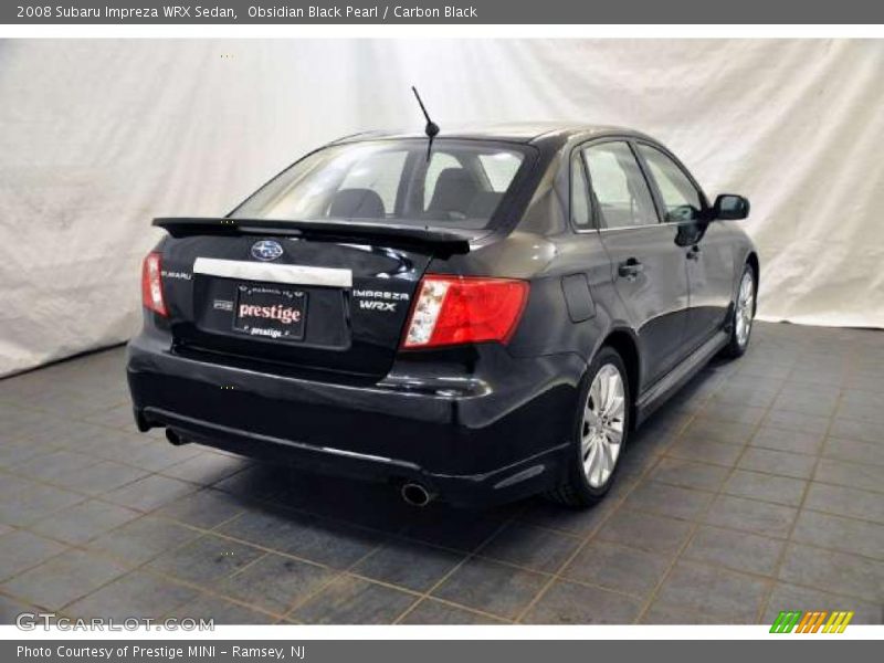 Obsidian Black Pearl / Carbon Black 2008 Subaru Impreza WRX Sedan
