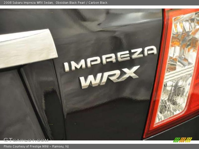 Obsidian Black Pearl / Carbon Black 2008 Subaru Impreza WRX Sedan