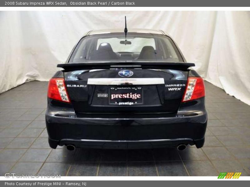 Obsidian Black Pearl / Carbon Black 2008 Subaru Impreza WRX Sedan