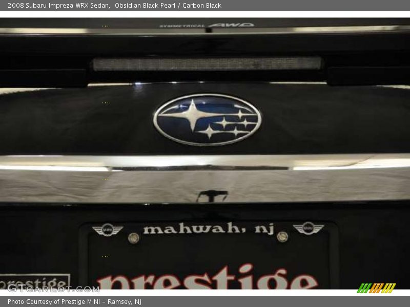 Obsidian Black Pearl / Carbon Black 2008 Subaru Impreza WRX Sedan