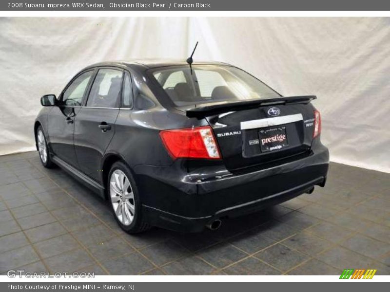 Obsidian Black Pearl / Carbon Black 2008 Subaru Impreza WRX Sedan