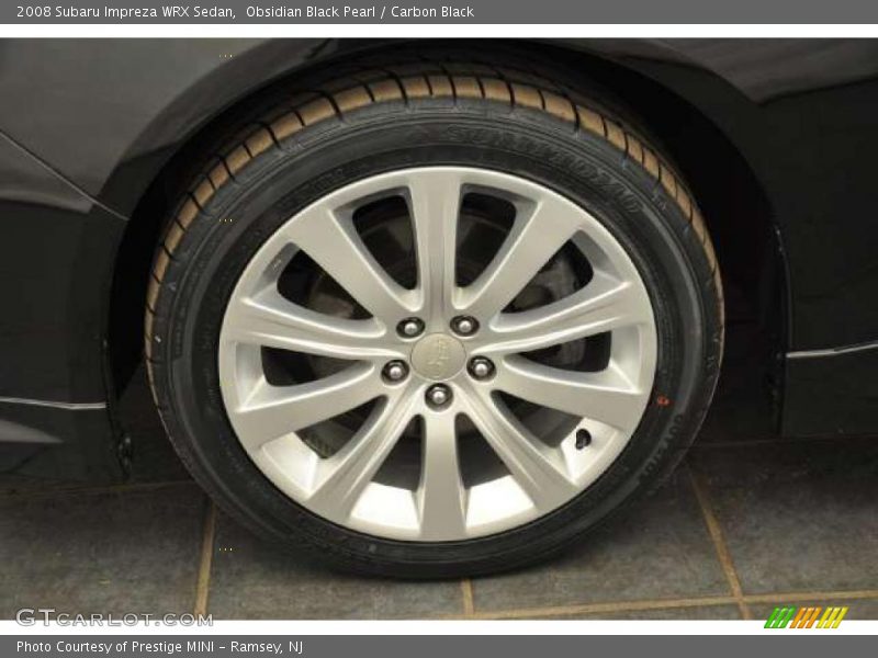 Obsidian Black Pearl / Carbon Black 2008 Subaru Impreza WRX Sedan