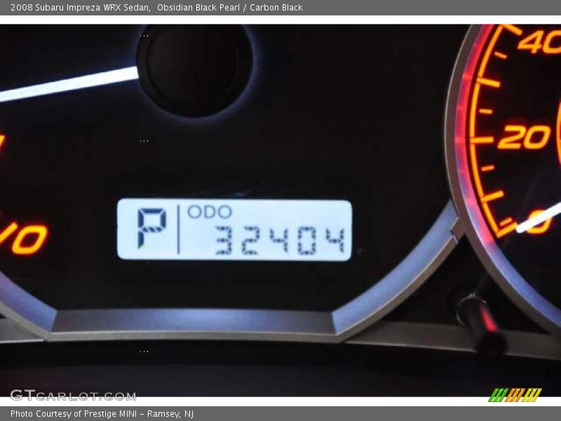 Obsidian Black Pearl / Carbon Black 2008 Subaru Impreza WRX Sedan