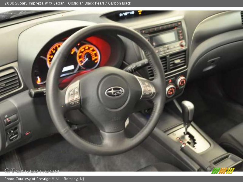  2008 Impreza WRX Sedan Carbon Black Interior