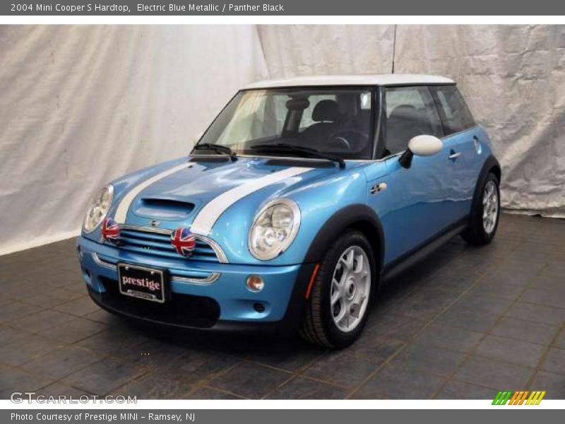 Electric Blue Metallic / Panther Black 2004 Mini Cooper S Hardtop