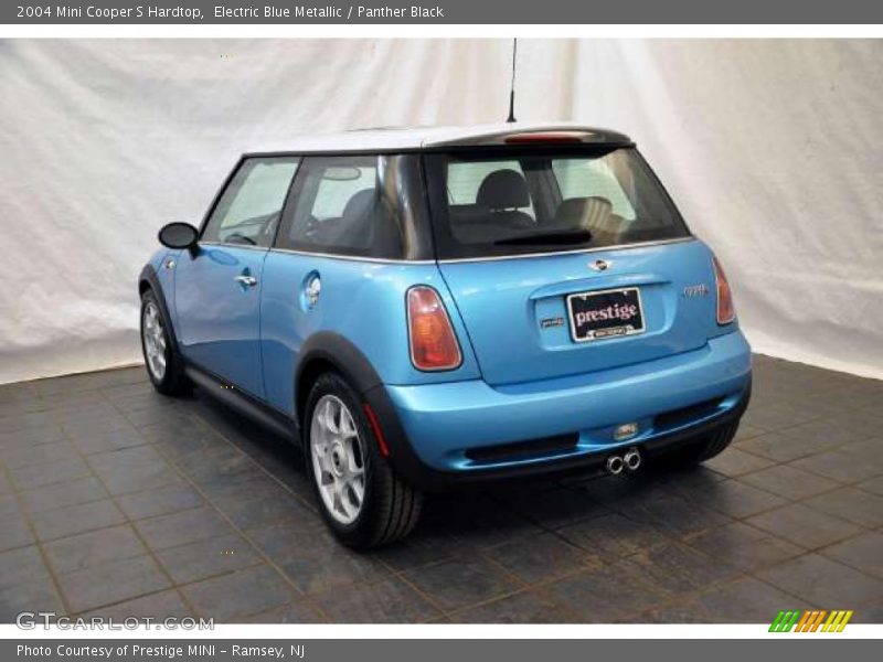 Electric Blue Metallic / Panther Black 2004 Mini Cooper S Hardtop