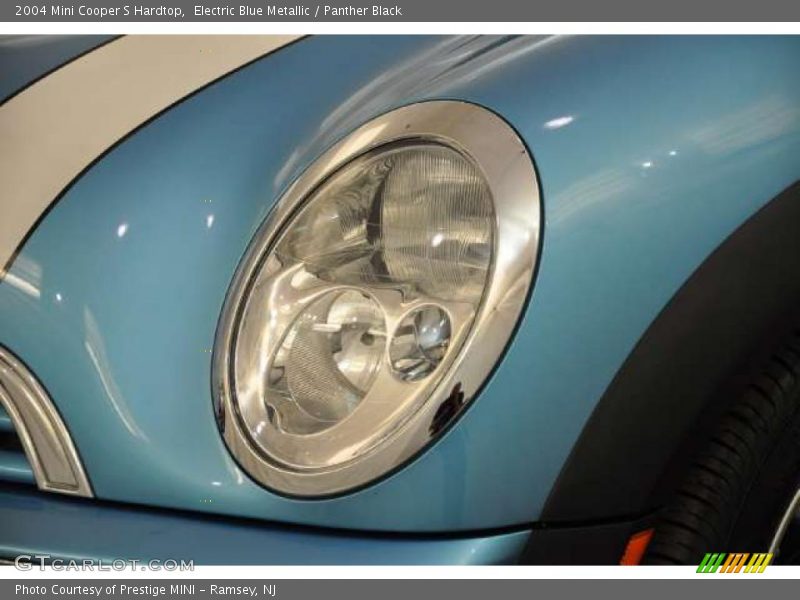 Electric Blue Metallic / Panther Black 2004 Mini Cooper S Hardtop