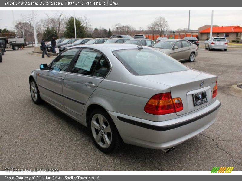 Titanium Silver Metallic / Grey 2004 BMW 3 Series 330xi Sedan