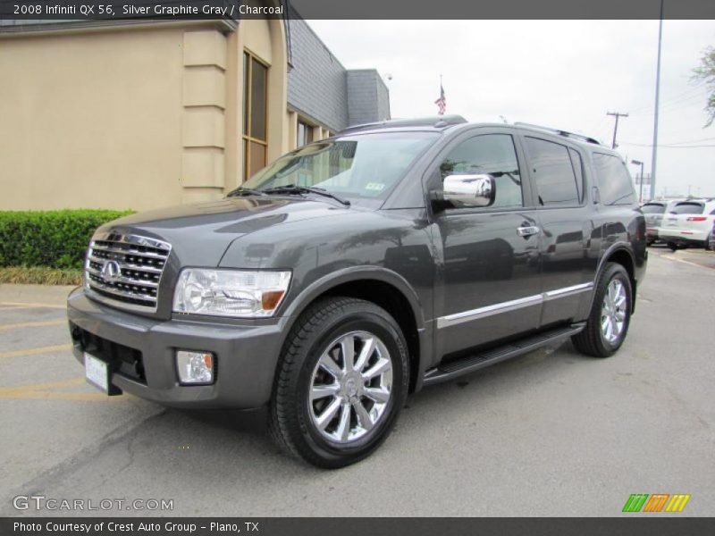 Silver Graphite Gray / Charcoal 2008 Infiniti QX 56