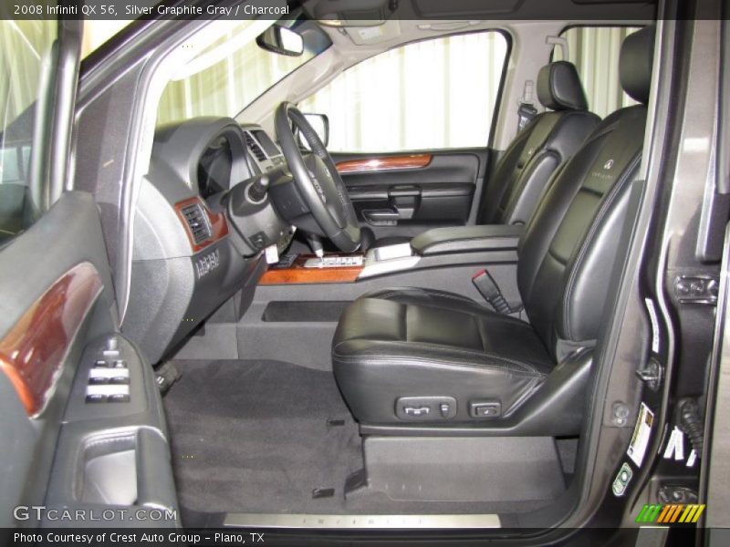 Silver Graphite Gray / Charcoal 2008 Infiniti QX 56