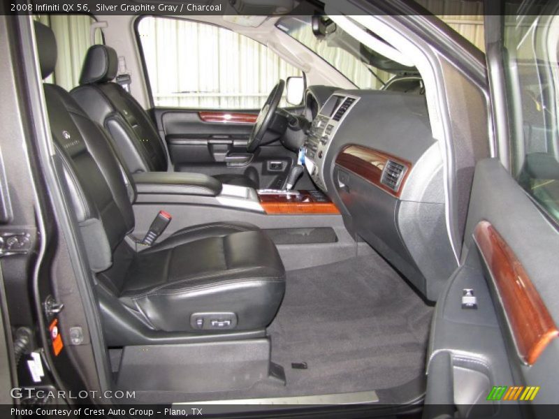 Silver Graphite Gray / Charcoal 2008 Infiniti QX 56