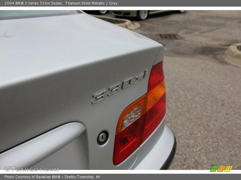 Titanium Silver Metallic / Grey 2004 BMW 3 Series 330xi Sedan