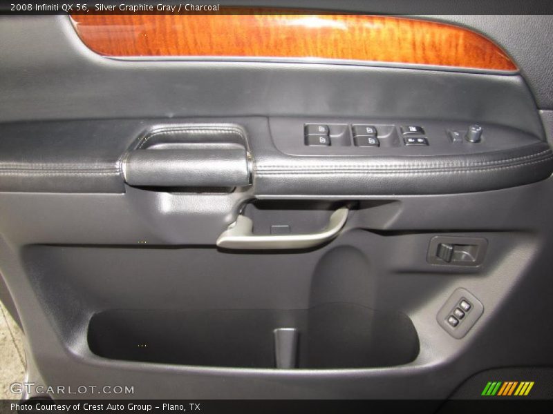 Silver Graphite Gray / Charcoal 2008 Infiniti QX 56