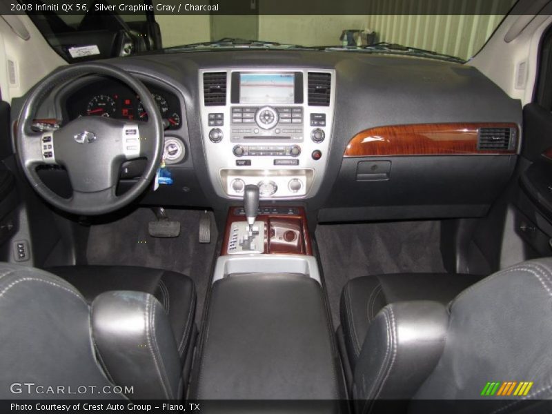 Silver Graphite Gray / Charcoal 2008 Infiniti QX 56