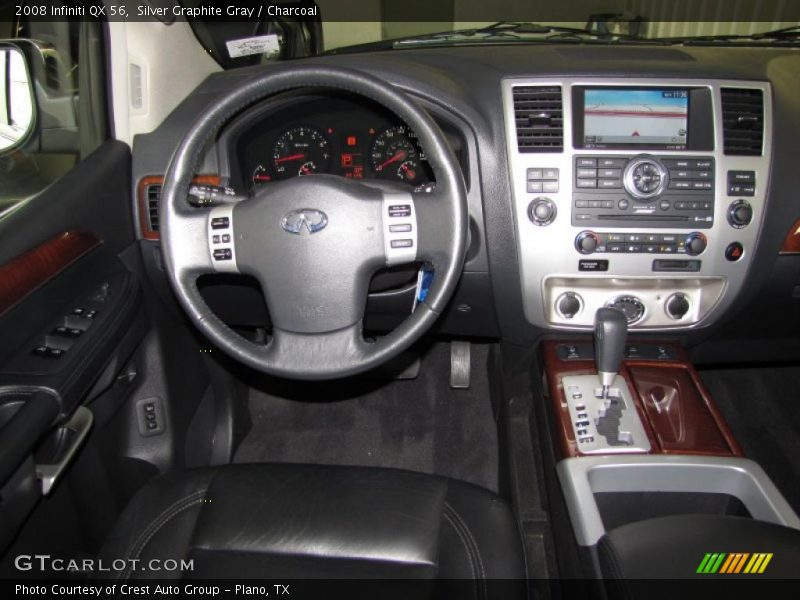 Silver Graphite Gray / Charcoal 2008 Infiniti QX 56