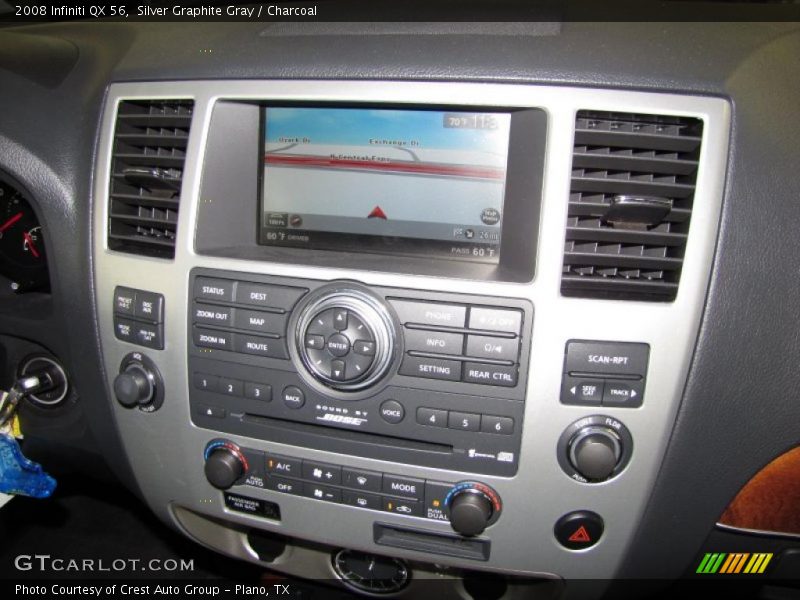 Silver Graphite Gray / Charcoal 2008 Infiniti QX 56