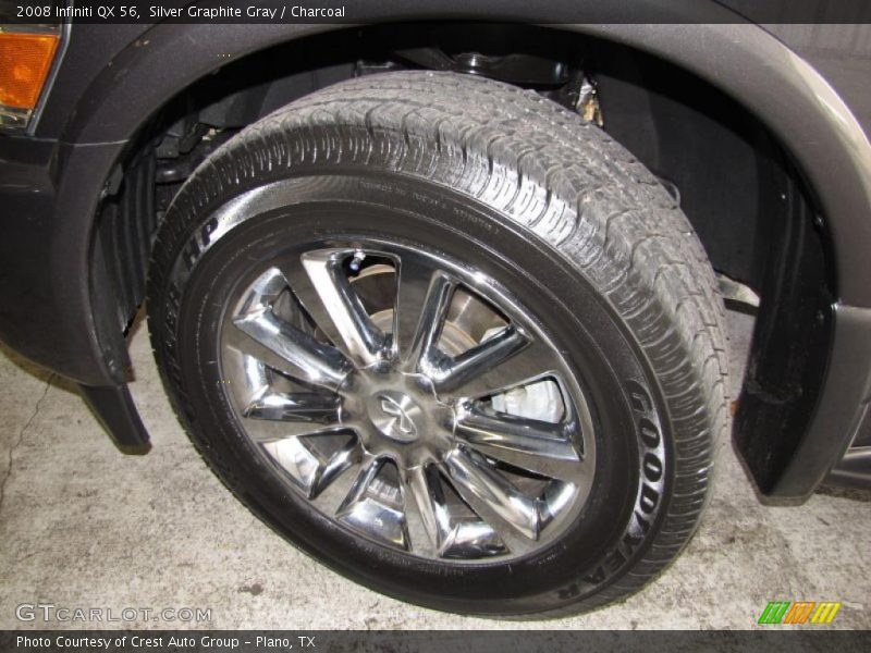 Silver Graphite Gray / Charcoal 2008 Infiniti QX 56